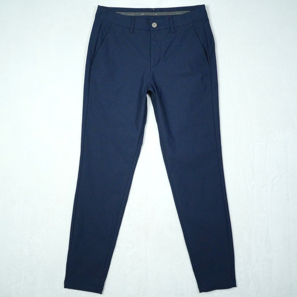 Primo Golf Pants Navy Blue Mens 30x32 Tapered Performance Trousers Stretch